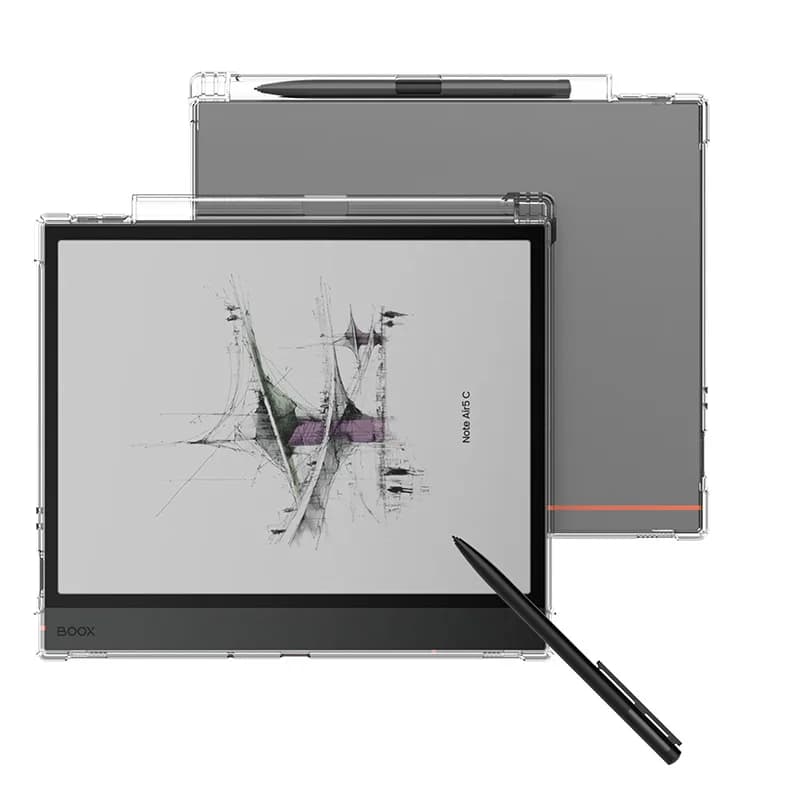 Transparent TPU Case for Onyx Boox Note Air5C 10.3" 2025 E-Reader with 4 Corner Airbag Shockproof Tablet Protective Cover