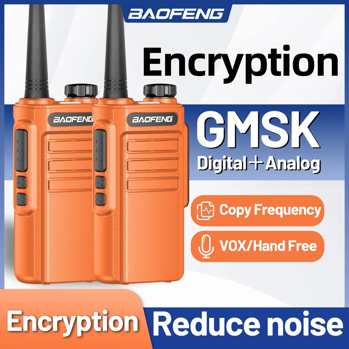 2/4PCS Baofeng GMSK Digitale W31D Walkie Talkie Riduzione del rumore Chiamata crittografata HD Frequenza di copia wireless Radioamatori a lungo raggio