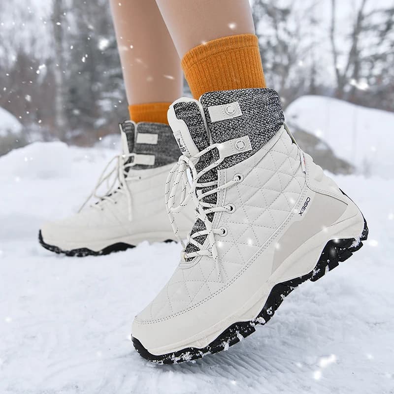 Soulsfeng NUOVI stivali da neve caldi scarpe da trekking da donna sneaker invernali in peluche da uomo arrampicata scarpe sportive da montagna alte stivali da turismo