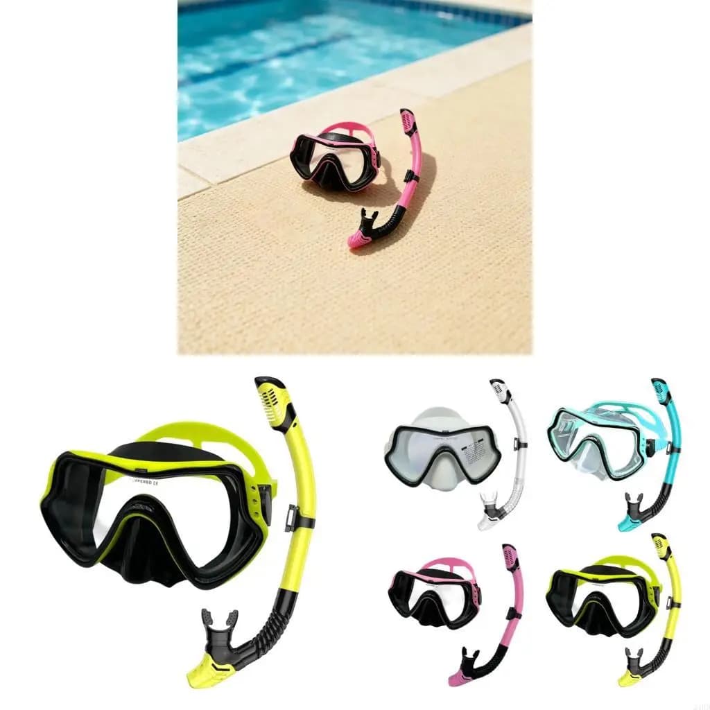 Attrezzatura professionale per lo snorkeling integrale con tecnologia Dry Top e design regolabile per nuoto confortevole 24BD