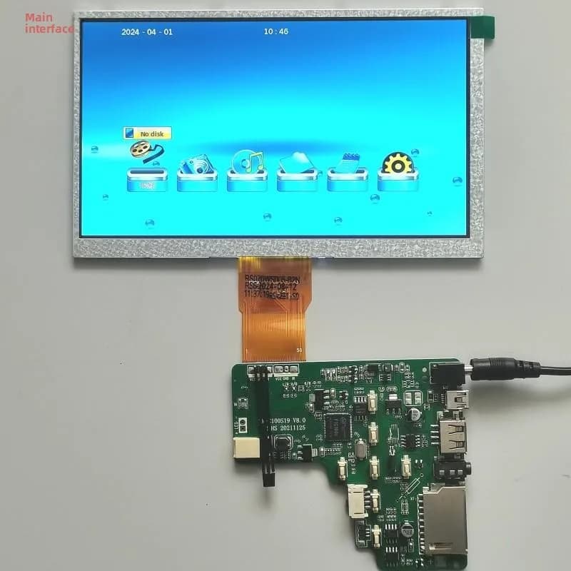 Digital Photo Frame Driver Board Kit 7 Inch 10 1 Inch Advertising Player Mainboard Set Video Player Module HDMI Input for DIY