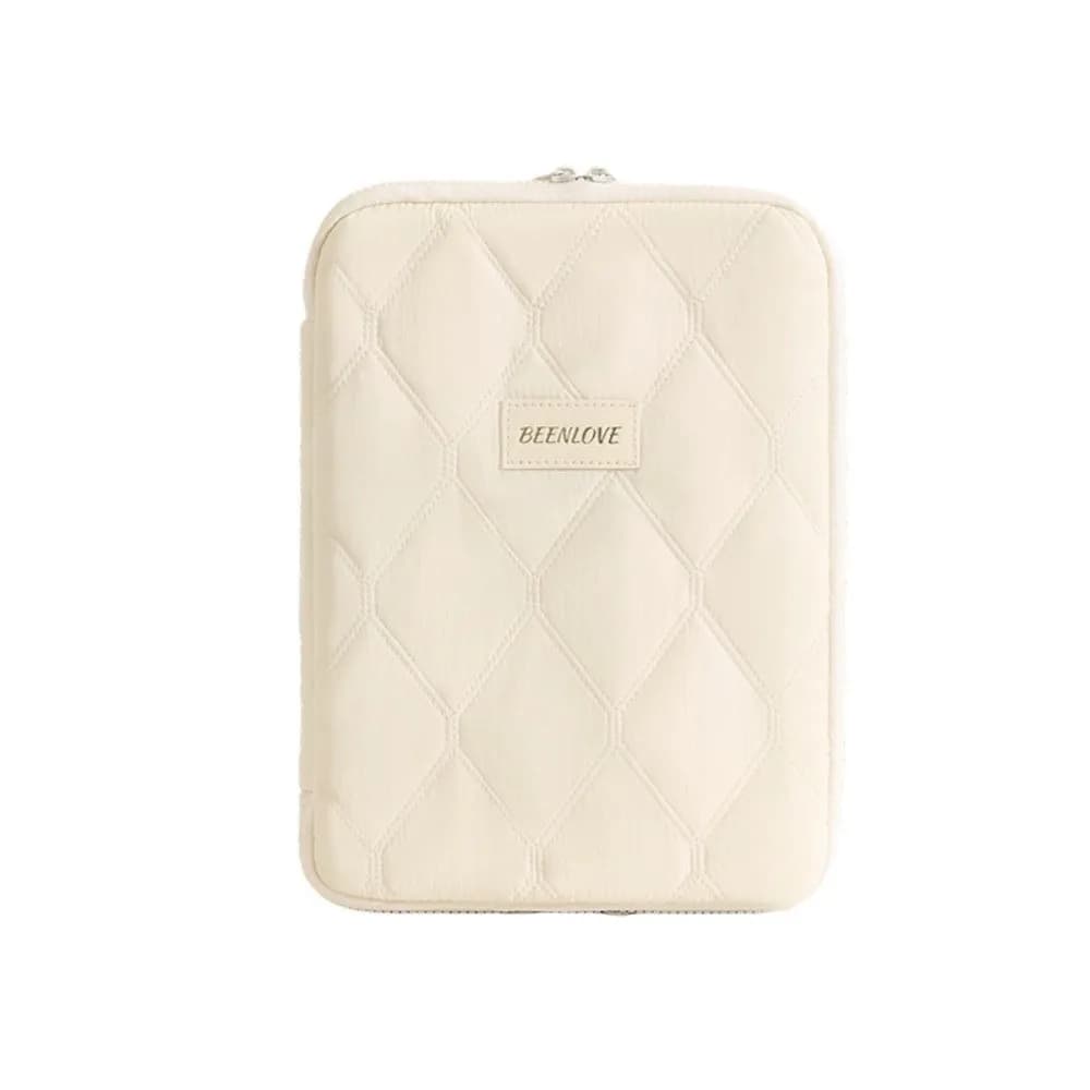 Custodia per laptop da 11 pollici alla moda Custodia per tablet gonfia antiurto Custodia per tablet trapuntata a prova di spruzzi per ufficio scuola
