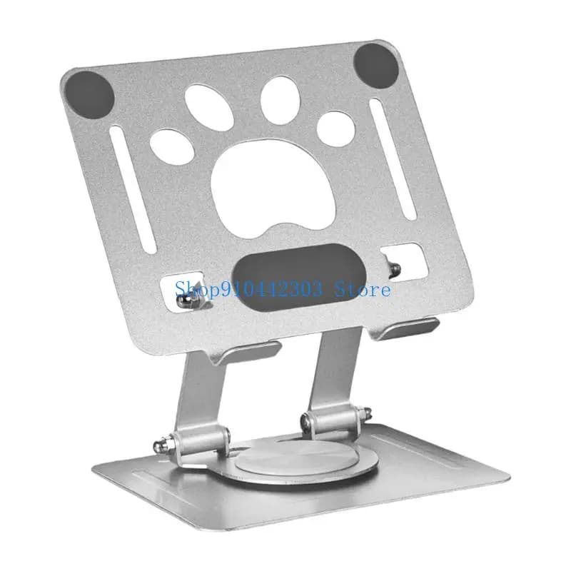 Supporto per Tablet da Scrivania Regolabile, Supporto Pieghevole per Tablet e Laptop con Rotazione a 360 Gradi
