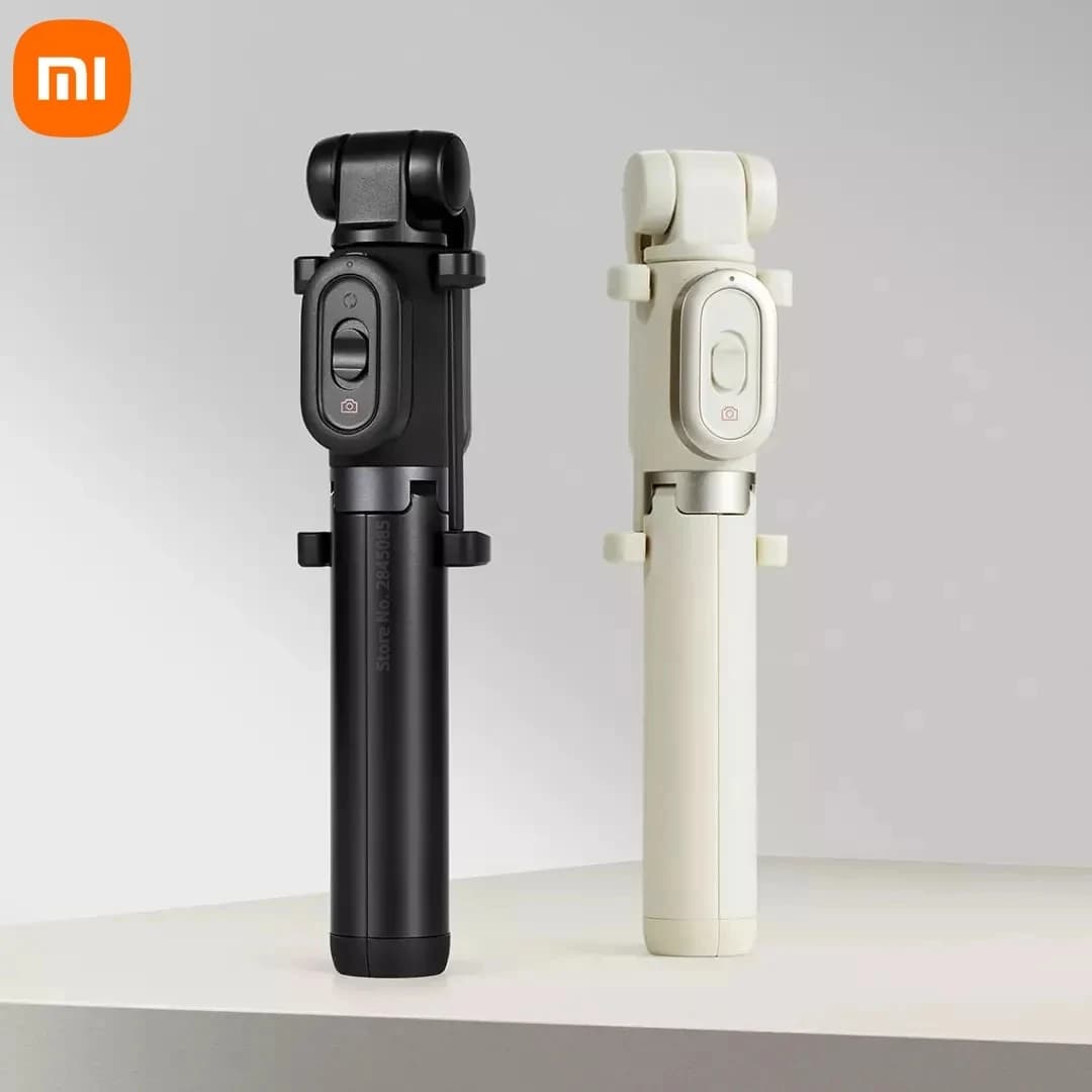 Treppiede Bluetooth con zoom monopiede Mi Selfie Stick originale Xiaomi con otturatore remoto wireless Rotazione a 360 gradi pieghevole per iOS Android