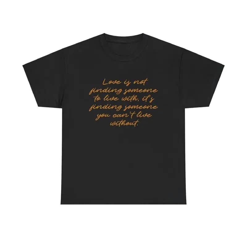 T-shirt con citazione d'amore, regali romantici, obiettivi di relazione, magliette abbinate con anima gemella