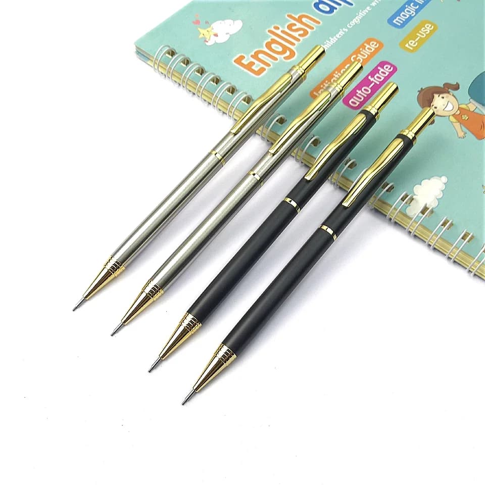 Mechanical Pencil 0.5mm High Quality Metal Penholder Automatic Pencils For Professional Painting Writing Supplies 2pcs/lot