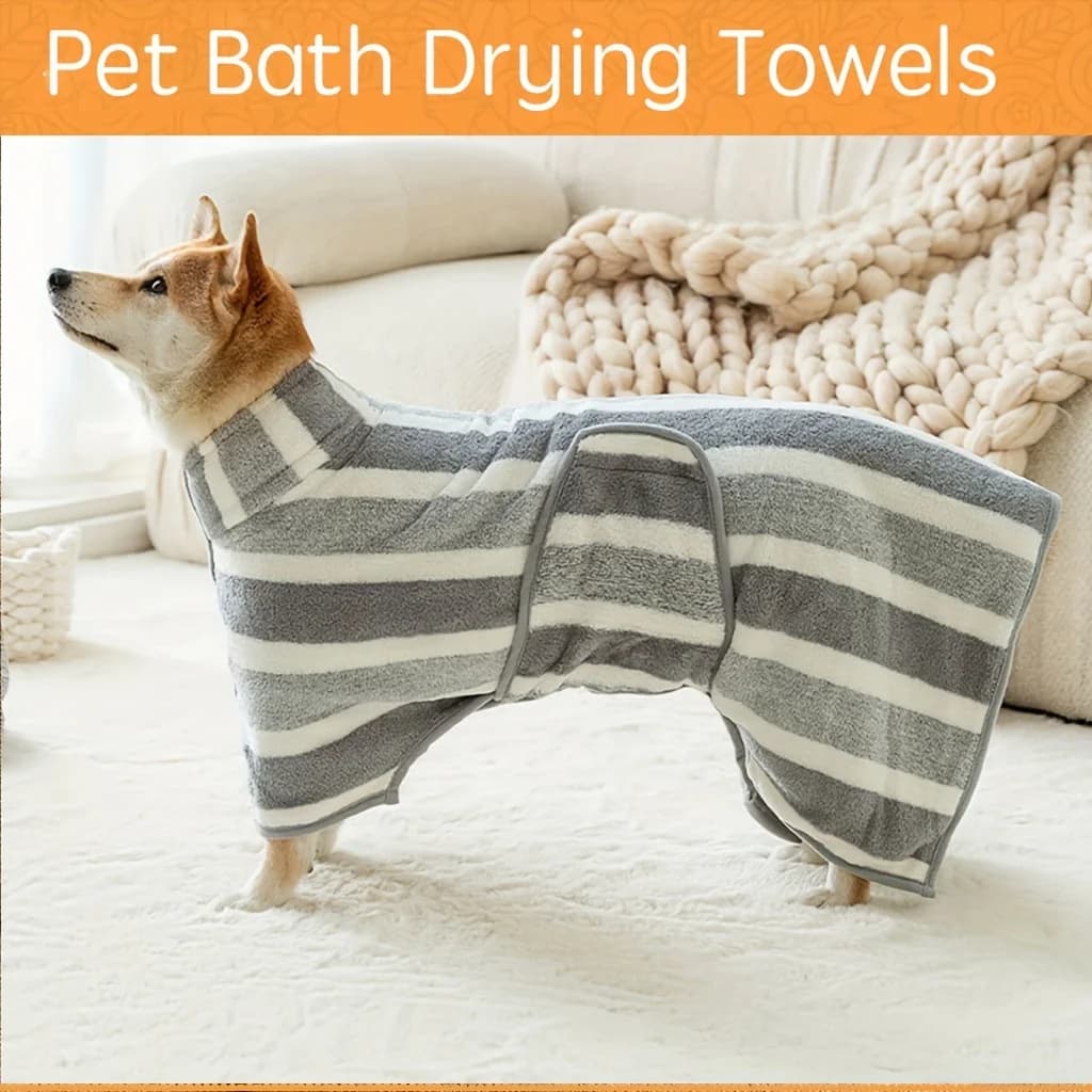1PC Accappatoio per cani Oversize Spessore aggiunto Assorbente Asciugatura rapida Golden Shiba Gatto Asciugamano da bagno Asciugamano utilizzato dopo il bagno