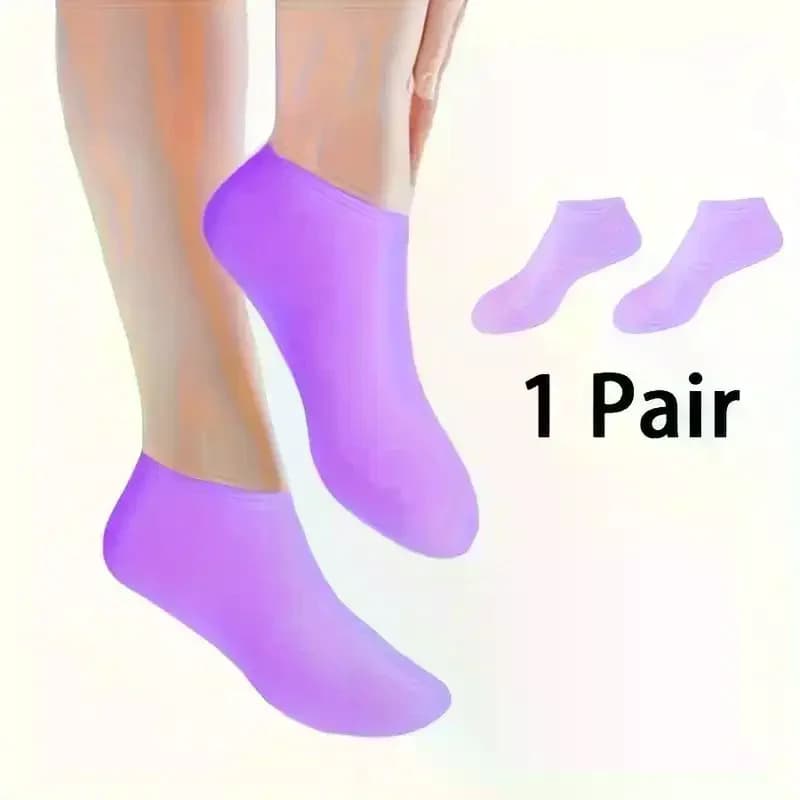 Calzini per piedi idratanti in silicone per piedi secchi e screpolati Calzini per la cura dei piedi Calzini per pedicure spa Massaggio Gel idratante Strumento per la cura del piede