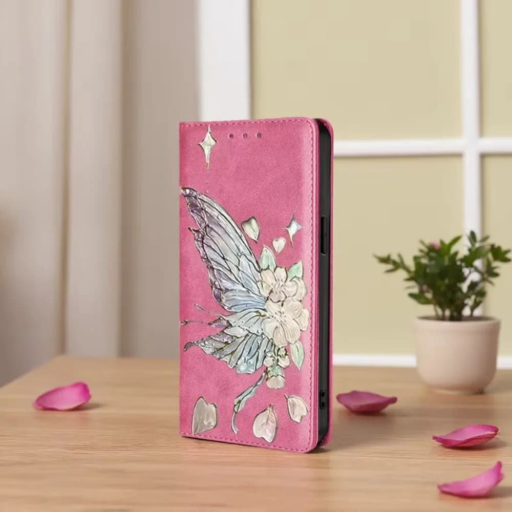 Custodia a Portafoglio con Motivi di Farfalle Dipinte alla Moda per Infinix Hot 60 40 50 Pro Plus Hot 60i 50i Smart 10 9 8 Plus GT 30 Pro
