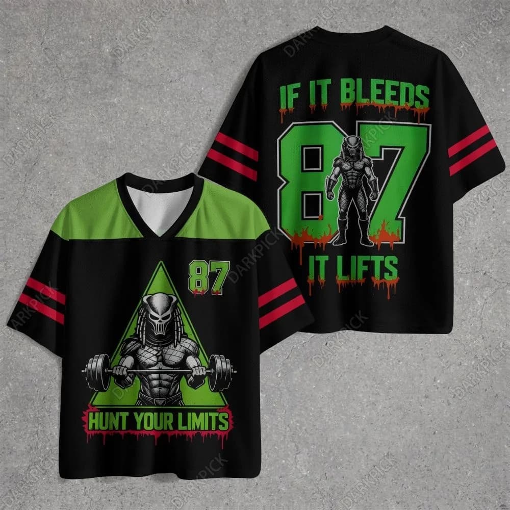 Adult Summer Sportswear, Iron Blood Warrior Movie Jersey T-shirt, Popular Mesh Jersey, Quick Drying Jersey, 3D Printing, Hunter