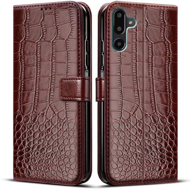Custodia in pelle Flip PER Samsung Galaxy Wide 8 6.66 "Galaxy M16 M06 SM-M166P SM-M066B Porta carte Cover per telefono Coque magnetica