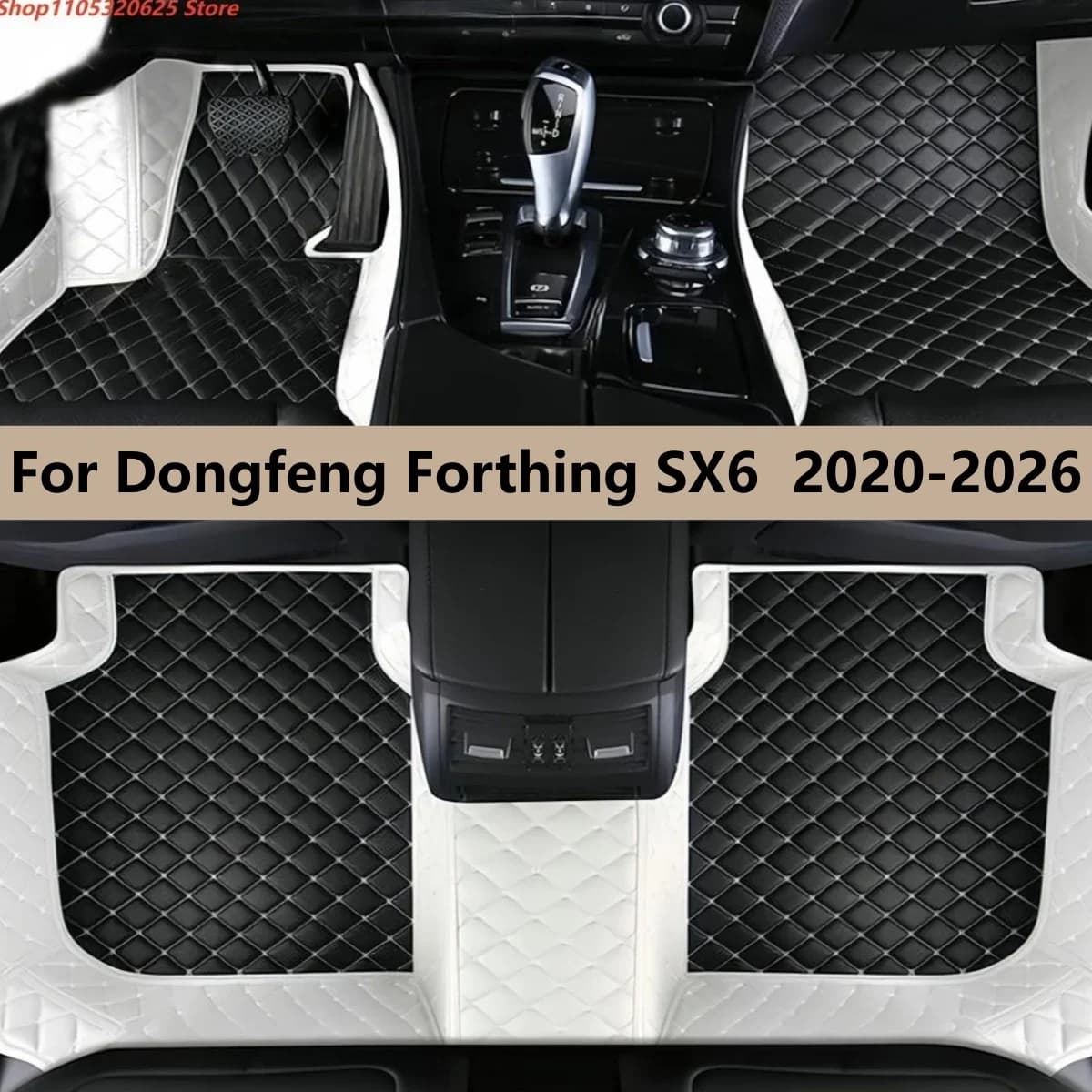 Tappetini Auto in Pelle di Lusso per Donna, Accessori Interni per Dongfeng Forthing SX6 2020 2021 2022 2023 2024 2025 2026