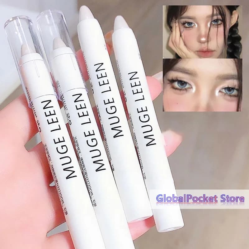 Eye Shadow Pen Eye Corner Lying Silkworm Brightening Highlight Stick Pearlescent Matte Eye Cosmetics Waterproof Sweatproof