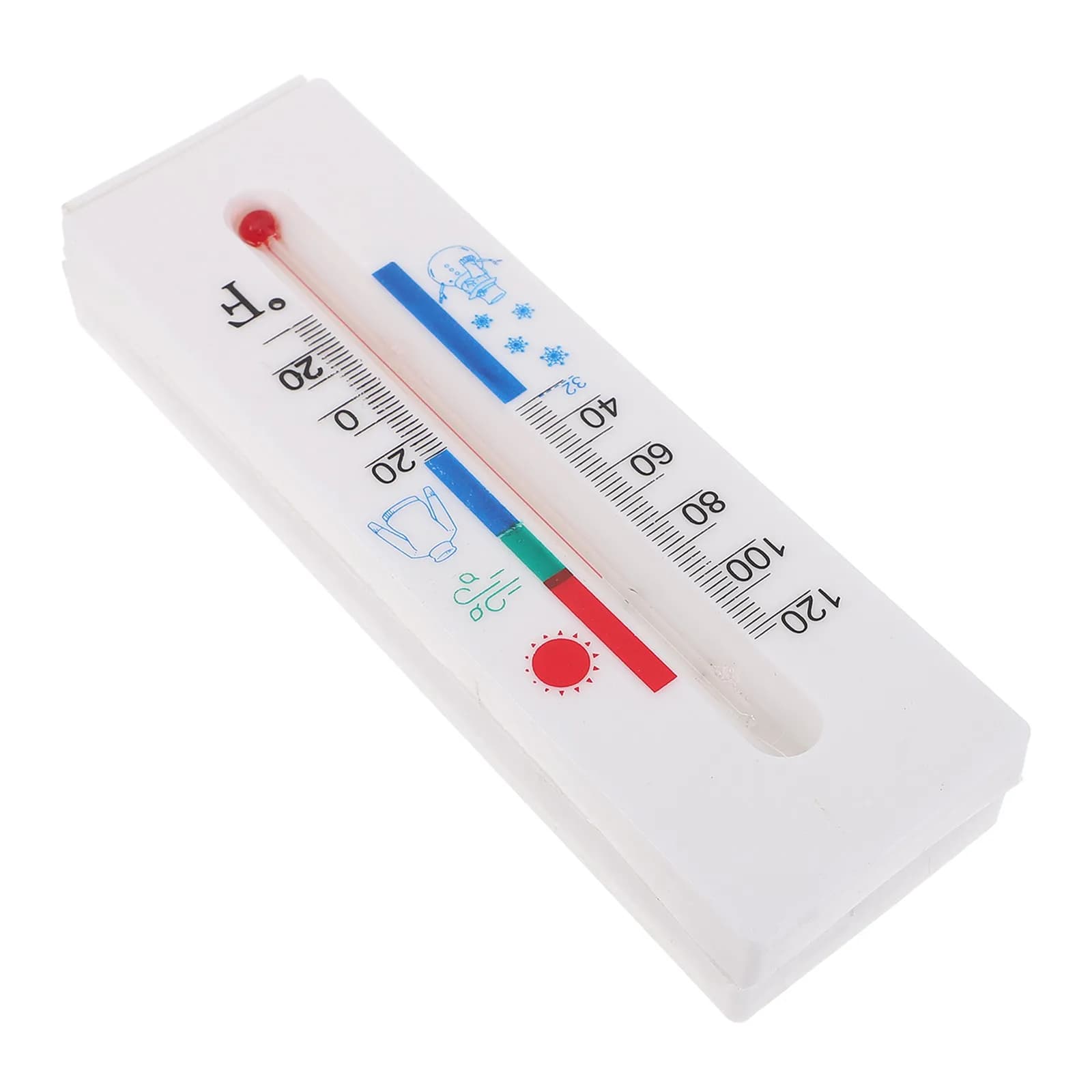 Outdoor Weatherproof Thermometer Key Hider Decorative Key Holder Hidden Waterproof Safe Porch Garden Garage Secret Compartment