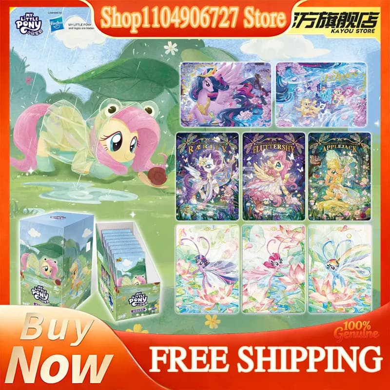 New Arrival Kayou My Little Pony Moon Edition Vol 12 Full Booster Box Collectible Trading Card Packs Anime Collection Cards Fans