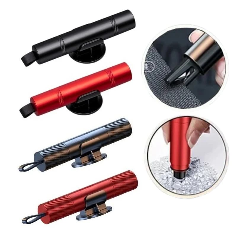 Car Safety Hammer Auto Emergency Glass Window Breaker Seat Belt Cutter Life-Saving Escape Car Emergency Tool Cars Accessories