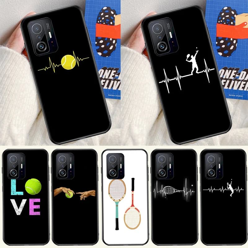 Tennis racket case for Xiaomi 14T Pro 13T 11T 12T 13 14 15 Ultra POCO X7 Pro X3 X6 F5 M6 Pro Cover