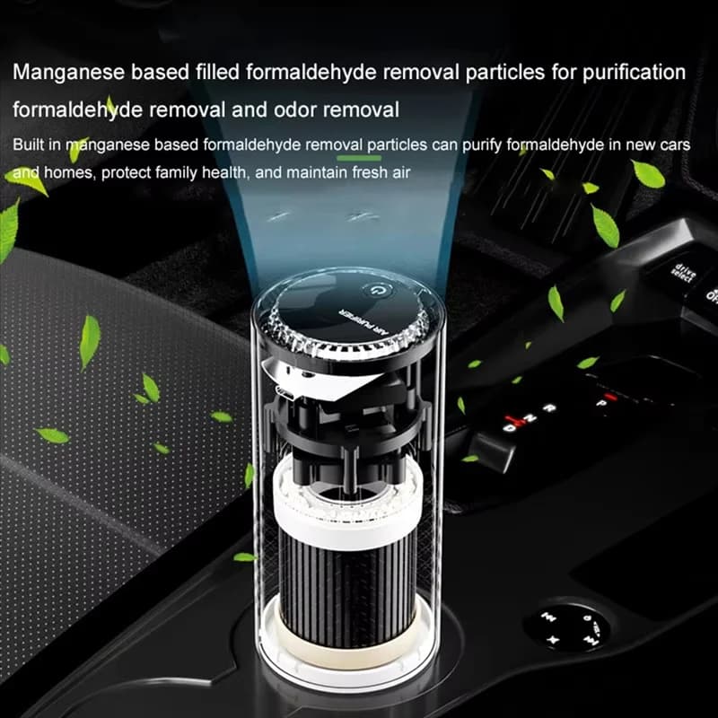 AC88-Purificatore d'aria elettrico Purificatore d'aria per purificatore d'aria negativo per casa auto Bianco