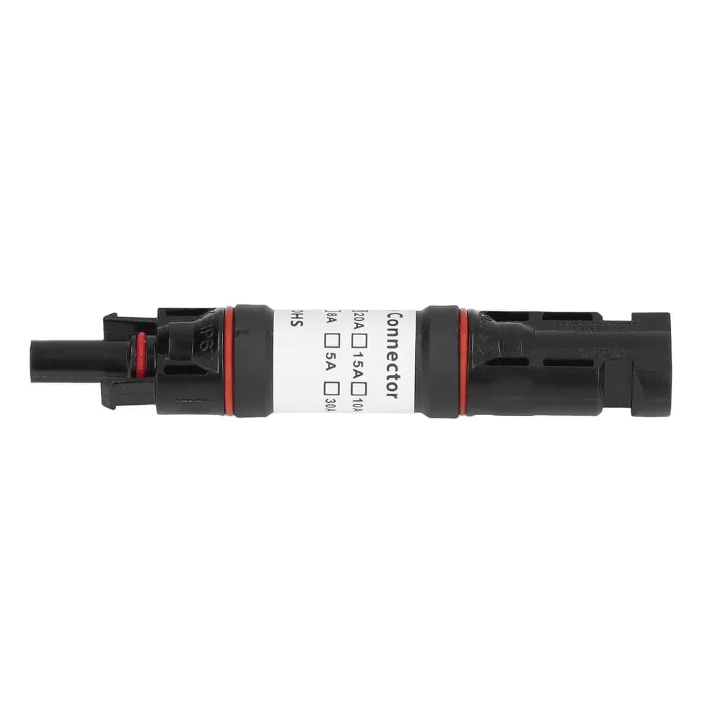 Connettori Solari DC 1000V Durevoli in PPO con Sistema di Bloccaggio Automatico, Supporto Fotovoltaico per Installazione Pannelli Solari