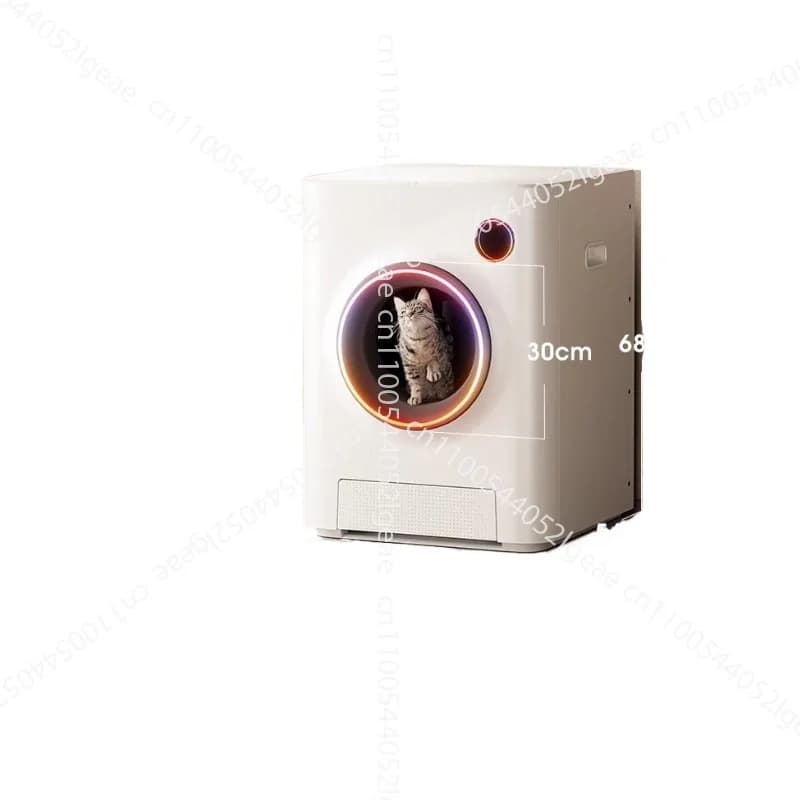 Lettiera per gatti completamente automatica, lettiera elettrica, toilette per gatti, dimensioni extra-large, deodorizzazione intelligente