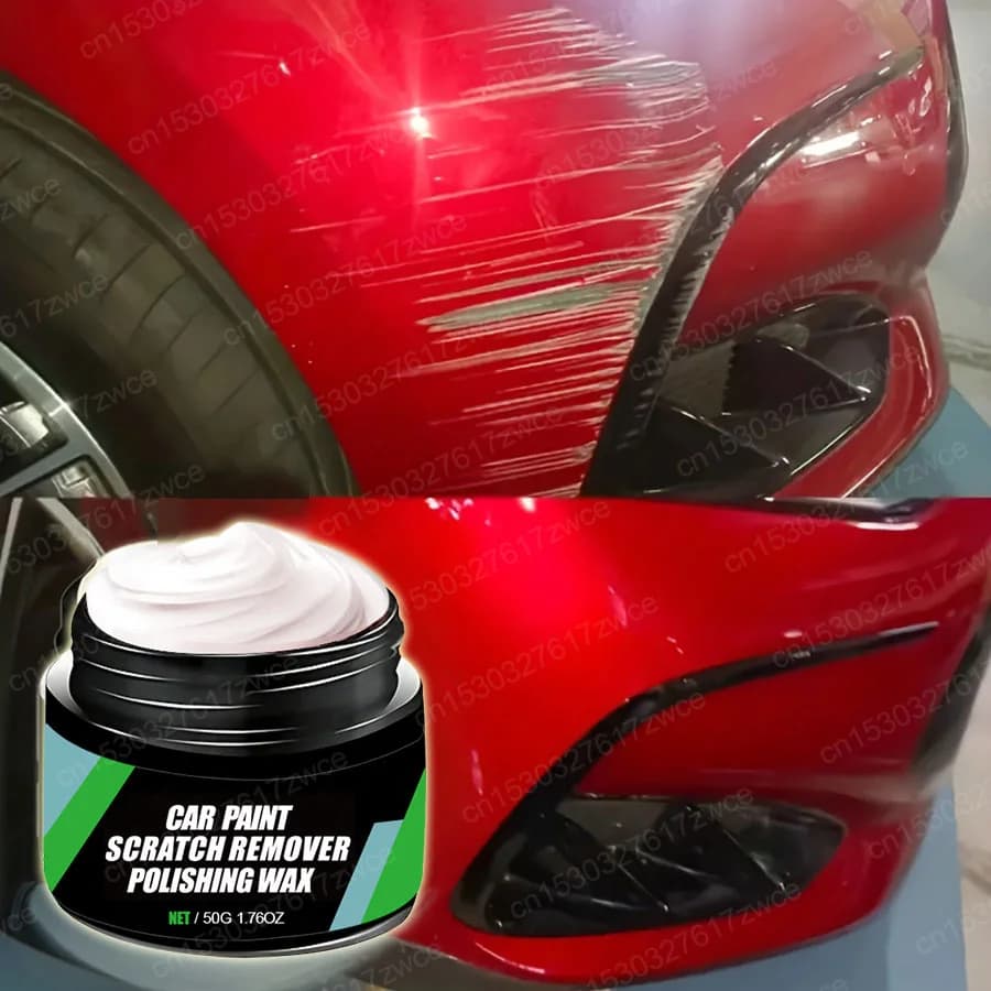 Kit Riparazione Graffi Auto Migliorato, Pasta Lucidante per Rimozione Graffi e Volute, Cera Anti-Graffio per Auto