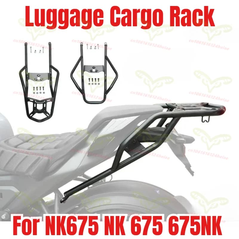 Portapacchi Posteriore Moto 675NK con Supporto per Bagagli e Bracciolo Posteriore per CF NK675 NK 675 675NK Accessori