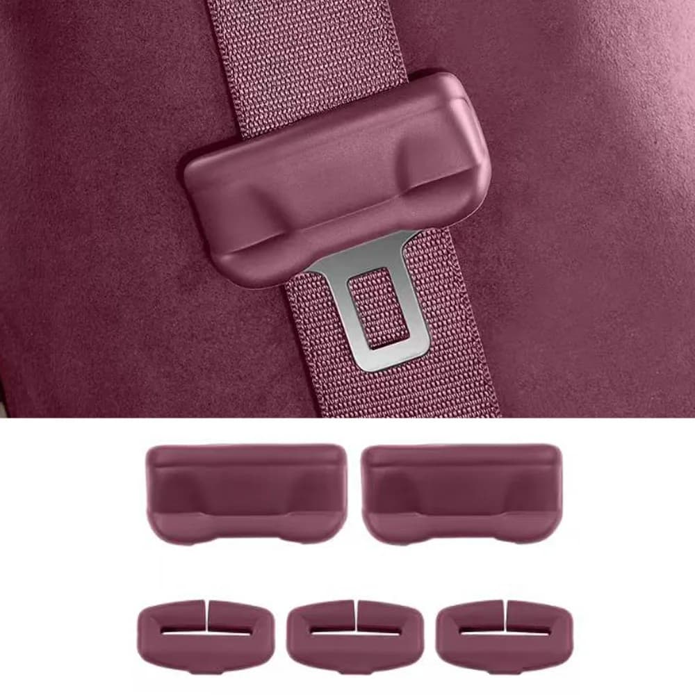 Misura per Xiaomi YU7 2025 Copertura protettiva per cintura di sicurezza Speciale copertura in silicone antigraffio Decorazione interna per auto Aaccessori