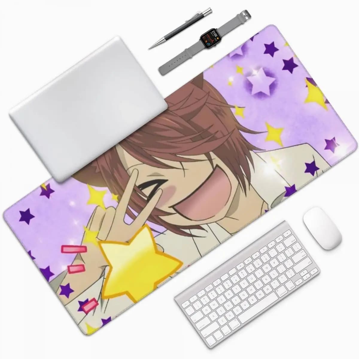 Tappetino per mouse grande Anime Kamisama Kiss, tappetino per tastiera e mouse per computer, tappetino da gioco per PC portatile, accessori da ufficio, tappetini da tavolo