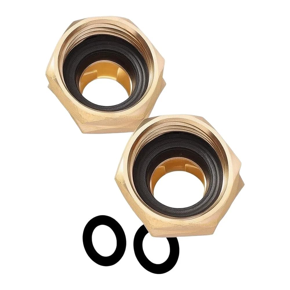 Brass Garden Hose Adapter 3/4 GHT Female To 1/2 NPT Male Connector Leak Proof Fitting For Garden Irrigation Pipe Adapter