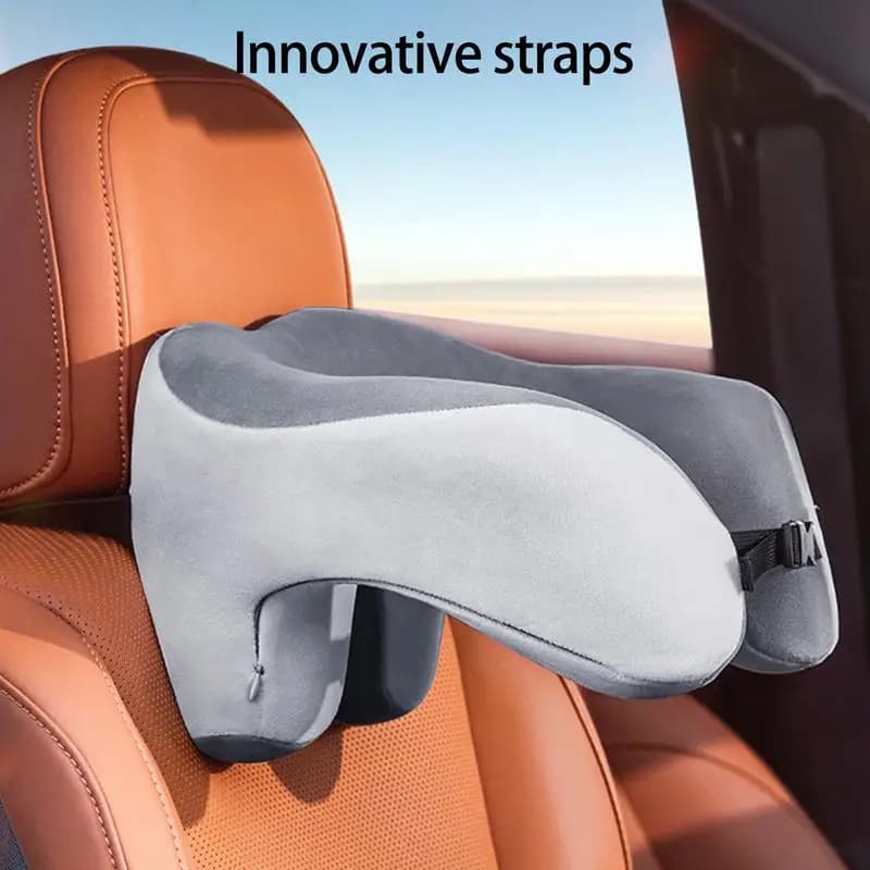 Cuscino per il collo da viaggio Cuscino a forma di U in memory foam a rimbalzo lento Comodo cuscino morbido per il collo dell'auto e dell'aereo Pisolino in ufficio
