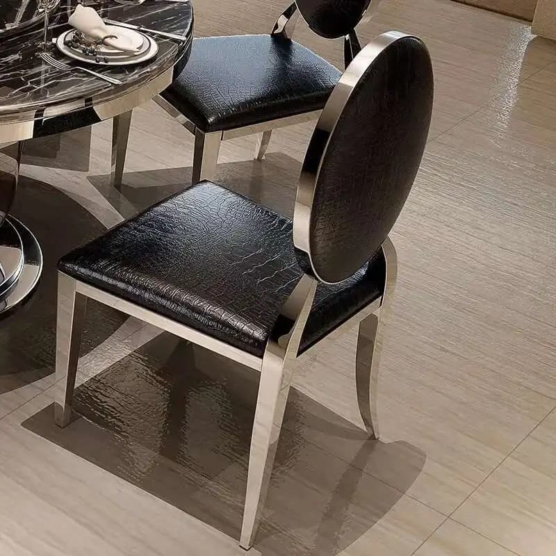 Sedie con accento Vanity Sala da pranzo Sedia da matrimonio all'aperto di lusso Banchetto da gioco Mobile Sillas De Espera Mobili da giardino CY50DC