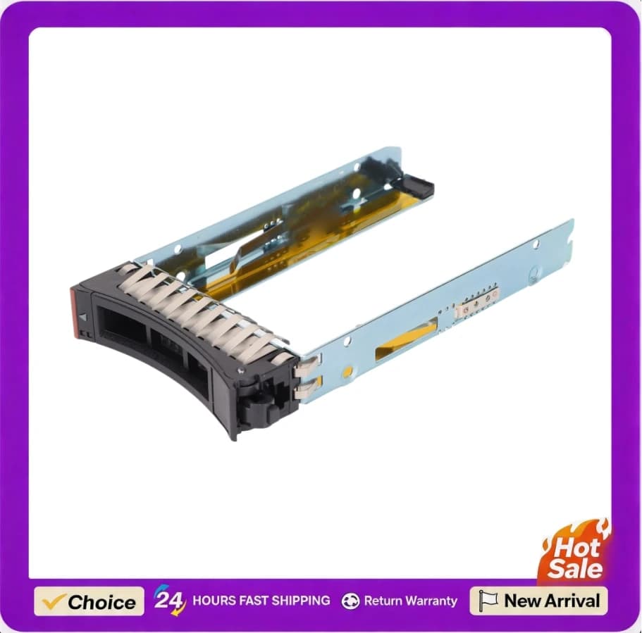 Vassoio per Disco Rigido da 2,5 Pollici, Adattatore SAS SATA per Lenovo IBM X3850 X3950 X3650 X3550 X3500 X3400 X3250 X3200 M2 M3 X5