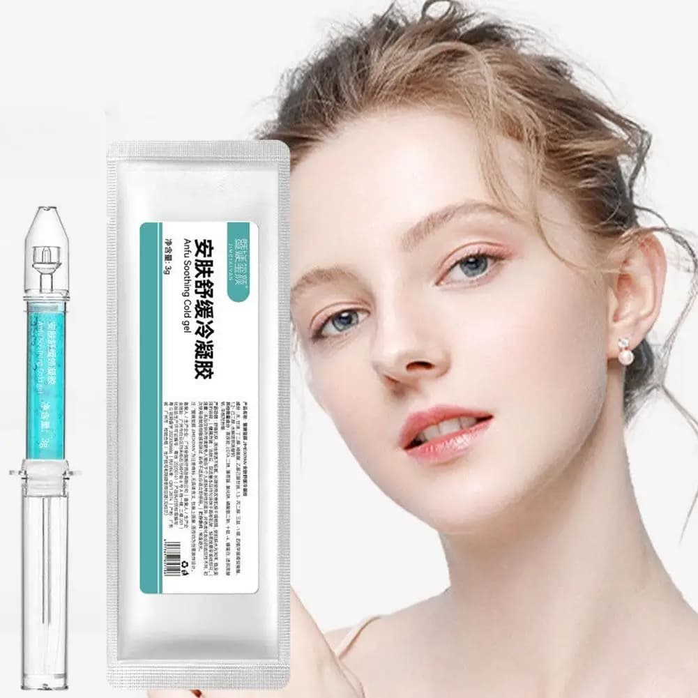 Gel Reparator Post-Sun Lenitive for Sensitive Skins, Gel Microneedle Reparator with Blue Copper Peptides 3g