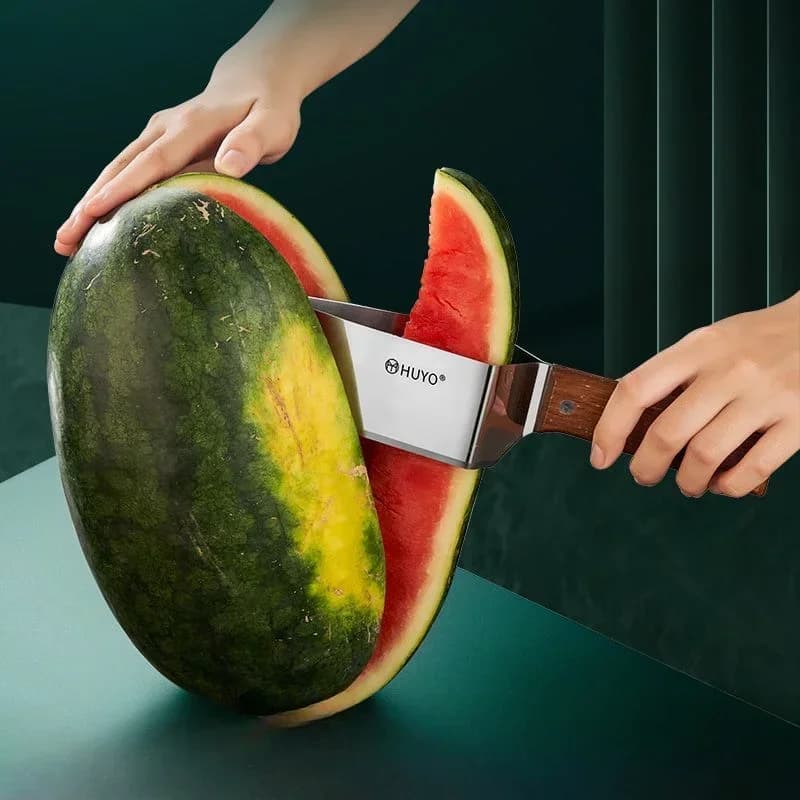 Stainless Steel Triangle Watermelon Taglierina Kitchen Melon Mannaia Meat Taglierina Multifunctional Fruit knife for home