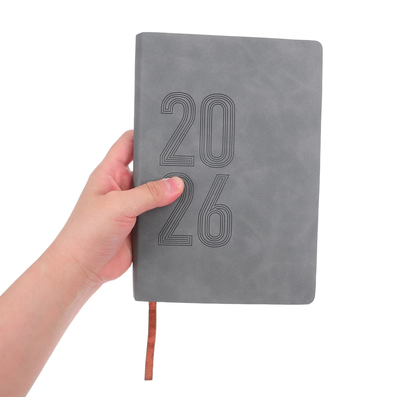 Agenda 2026 A5 con Copertina Morbida in PU, Planner Giornaliero, Settimanale e Mensile, Calendario, Diario, Tracker delle Abitudini, Libro per la Gestione del Tempo