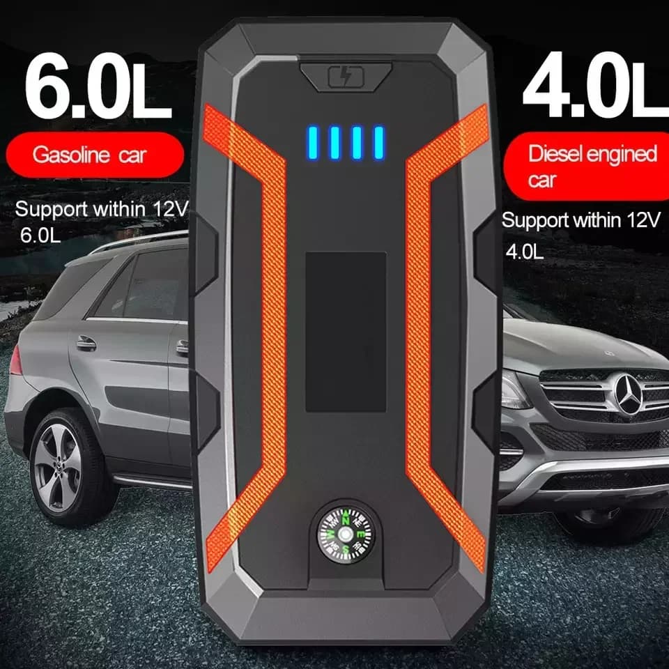 ---22000mAh 32000mAh Avviatore di emergenza per auto ad alta potenza Power Bank / Avviatore di emergenza per auto con batteria al litio portatile multifunzione da 12 V