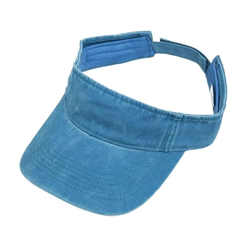 R1WE Berretto da baseball da donna in cotone lavato con parte superiore vuota, unita vintage, protezione solare per