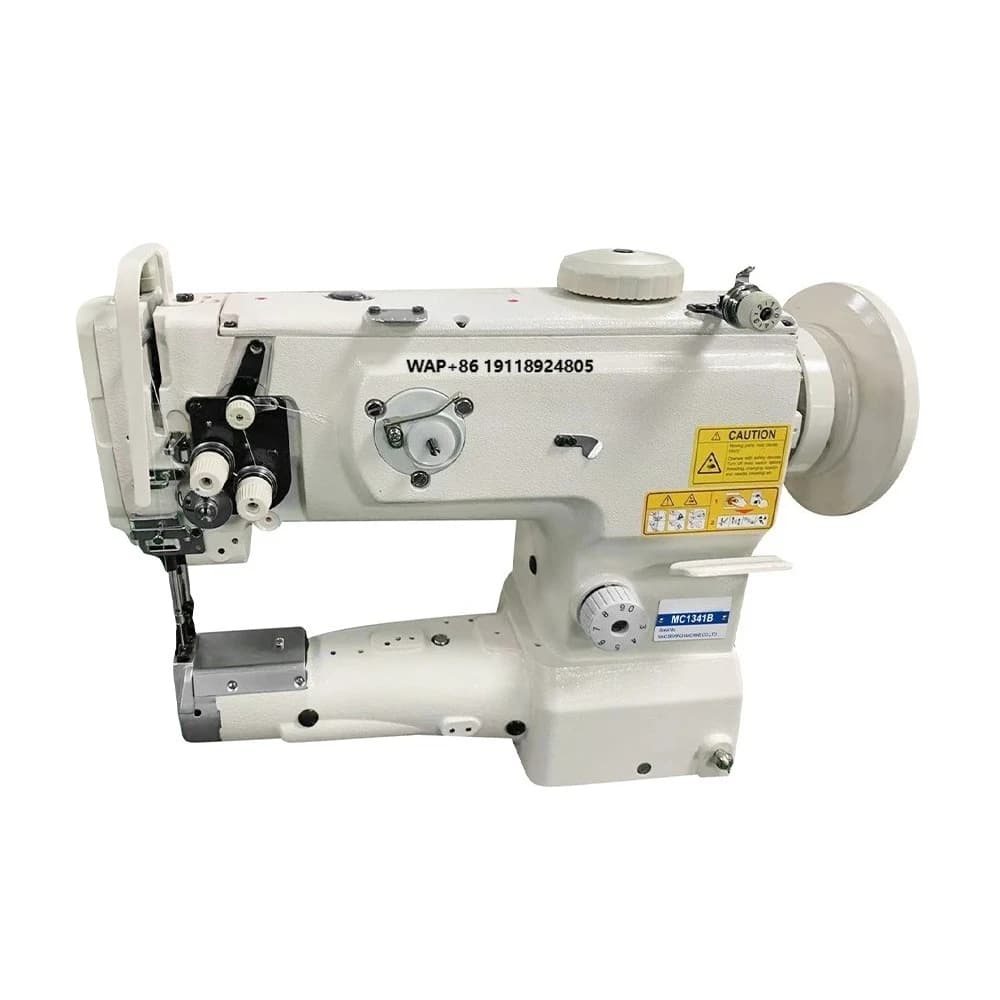 Macchina da Cucire Industriale MC 1341JK a Braccio Cilindrico con Trasporto Composto per Produzione di Valigie, Altri Modelli Disponibili