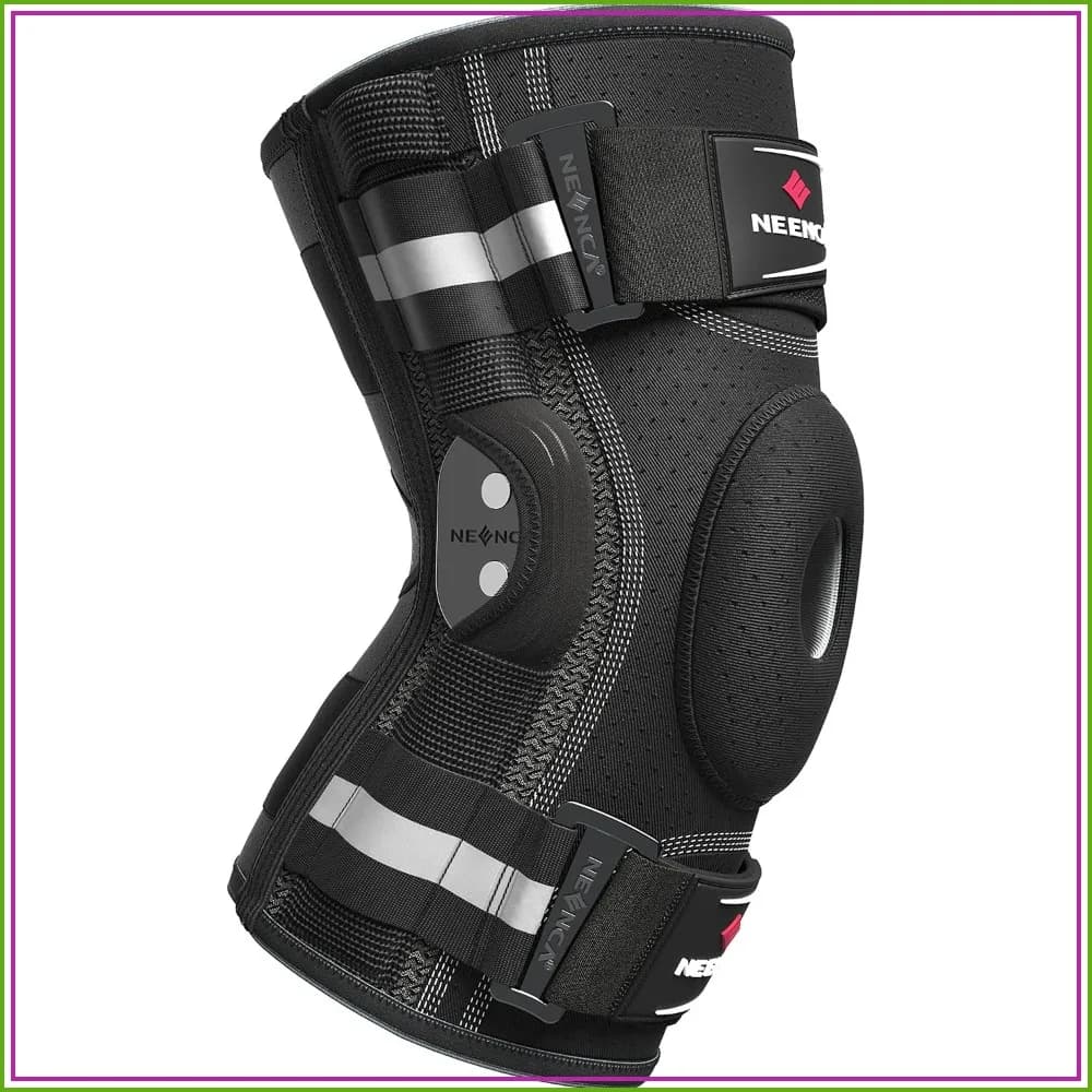 Adjustable Hinged Knee Brace for Pain Relief, Meniscus Tear, ACL, Sports Support