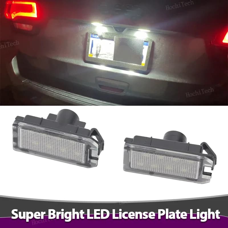 2x Canbus LED numero luce targa per Jeep Grand Cherokee Compass Patriot Dodge Viper 2014-2017 Fiat 500