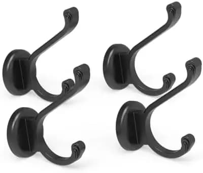 Ganci magnetici resistenti Ant Mag da 140 libbre, confezione da 4 per cappotti, borse, chiavi, tazze, asciugamani – Ganci da parete al neodimio