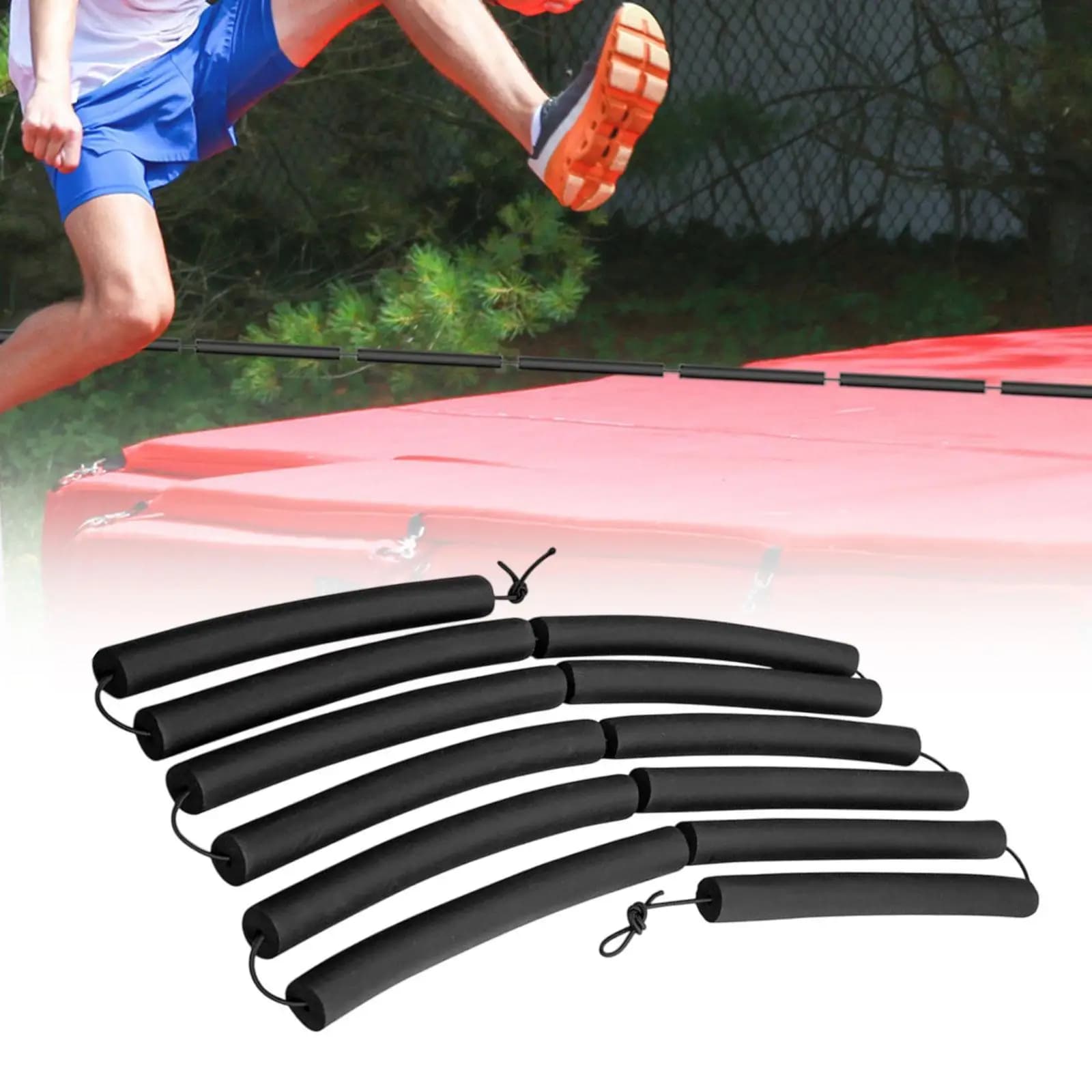 Elastic Foam Crossbar High Jump Bungee Cord Durable Rope Jump Fitness Workout Equipment for Commercial Use