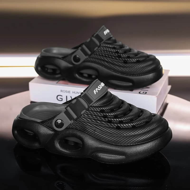 Scarpe da spiaggia da uomo estive leggere EVA Trend Sandali da casa Zoccoli Scarpe da uomo Baotou Pantofole Studenti all'aperto Sandali comodi