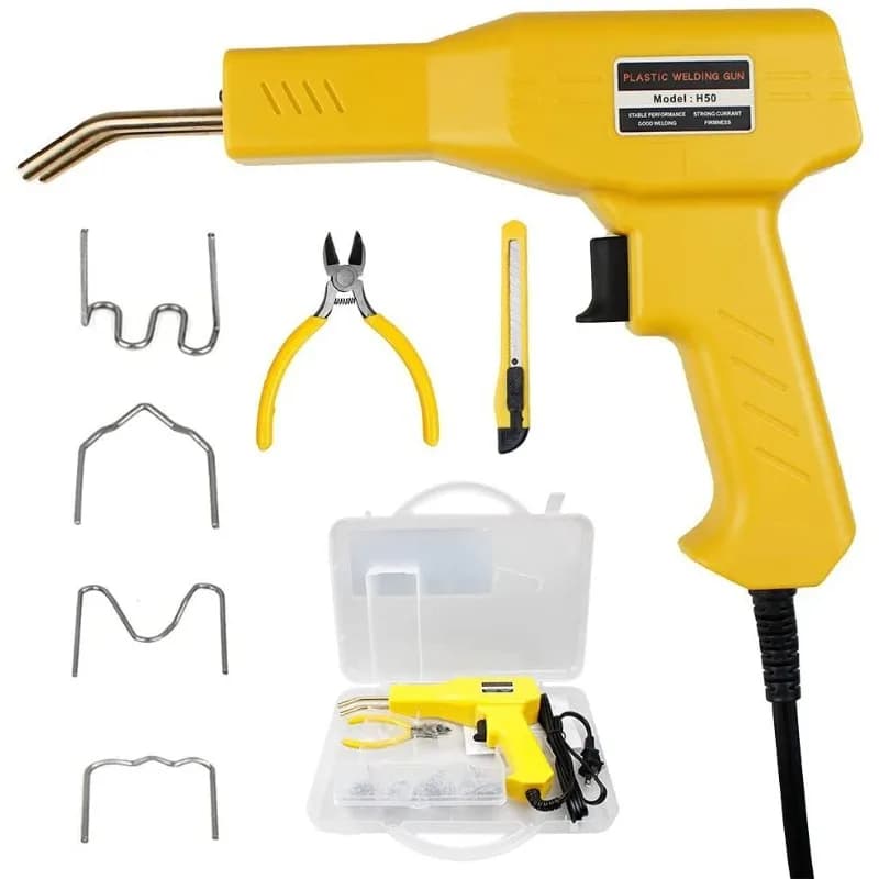 Saldatura di plastica Cucitrice di calore Riparazione Kit di saldatura manuale Strumento diagnostico di riparazione Pistola di riparazione cordless per batteria al litio