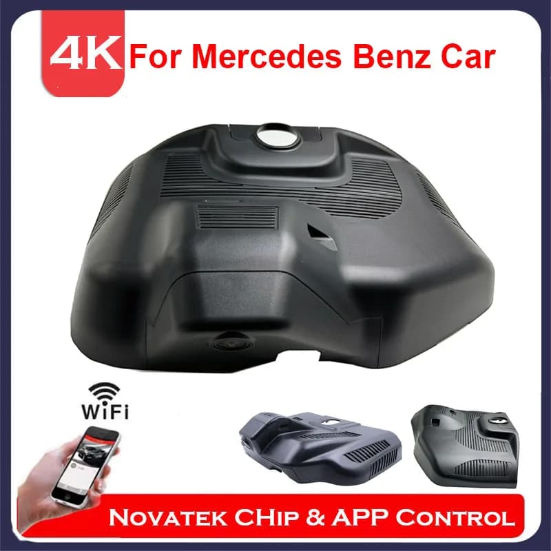 Dashcam DVR Wifi Plug and Play 4K HD for Mercedes Benz EQA AMG 2022, EQE E350 2022, GLA250 2021 Double camera for front and rear cars