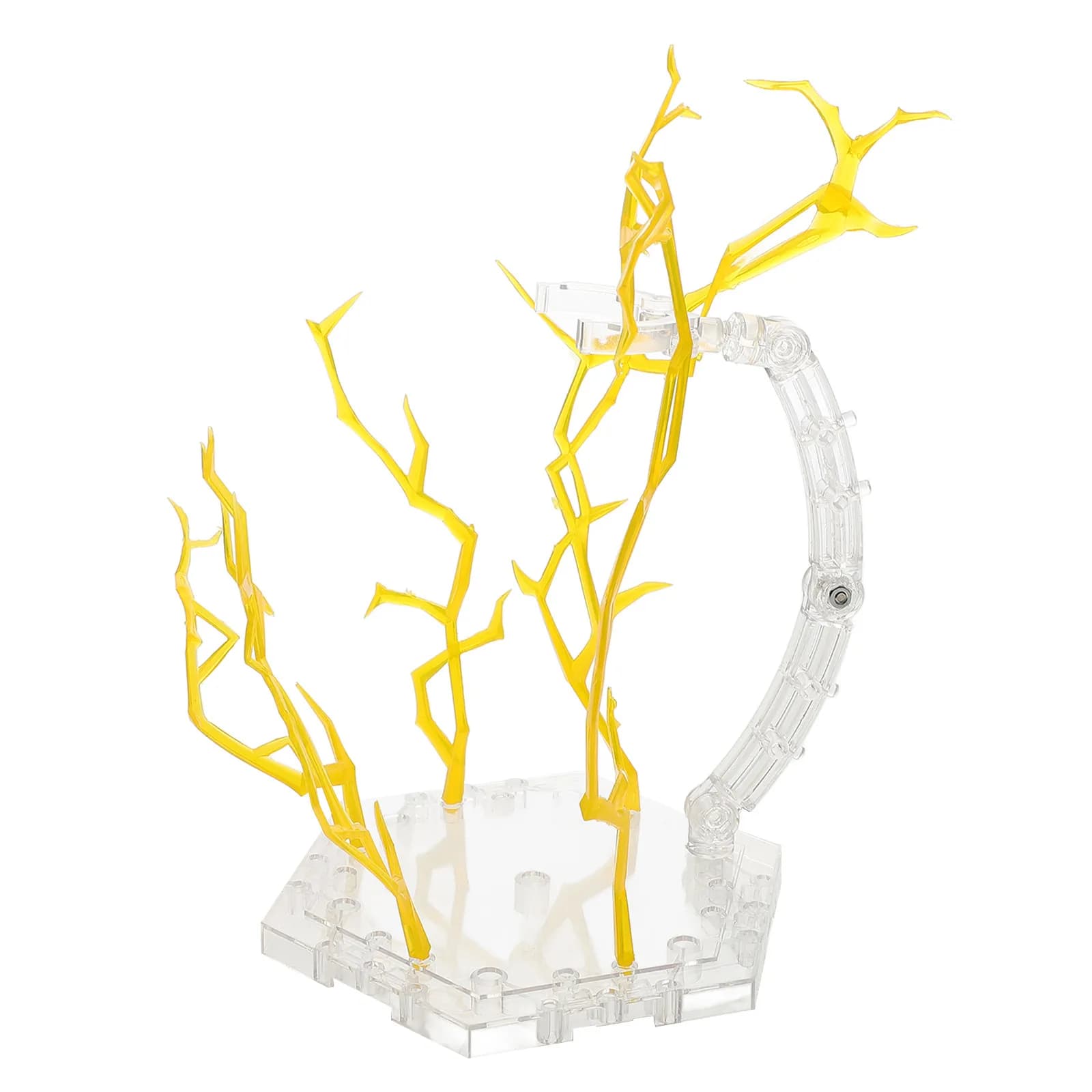 1Set Action Figure Display Stand Clear Base Stable Effect Support Rack for Anime Collectibles Tabletop Storage