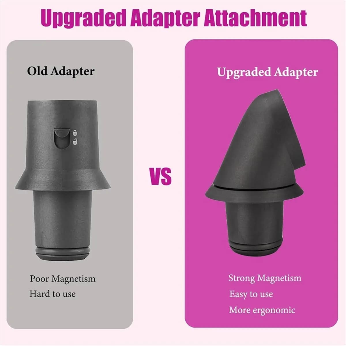 Homegood Accessori per Arricciacapelli a Barra Lunga 40MM per Dyson Airwrap SHS01 HS05 Styler 360 ° Adattatore per asciugacapelli con tubo rotante B