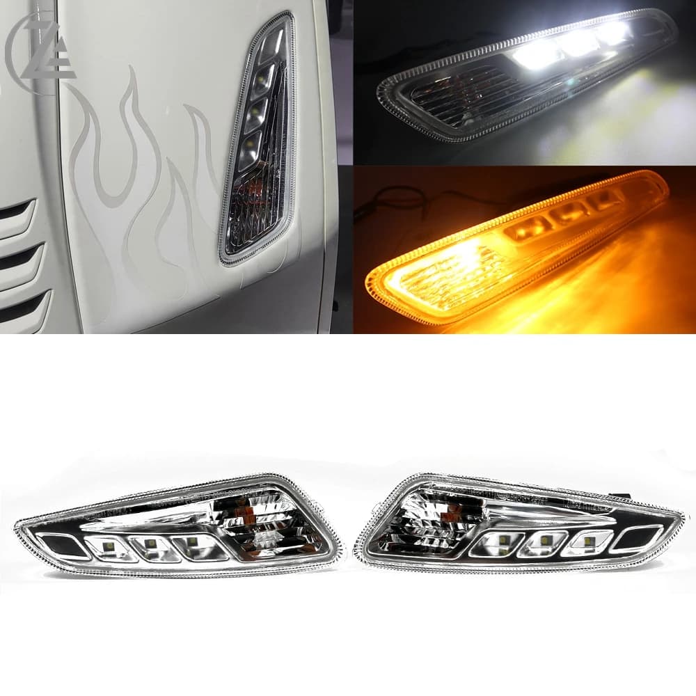 ACZ Motorcycle Front Turn Signal Light Indicator Lamp Direction For Vespa Sprint Primavera 50 125 150
