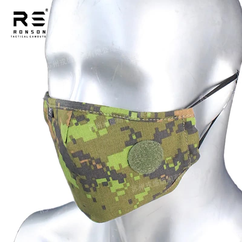 CADPAT TW Camouflage Ronsontex Tattico Copriviso Orecchio Regolabile Nylon/Cotone Rip-stop Traspirante Maschera per il viso invernale all'aperto