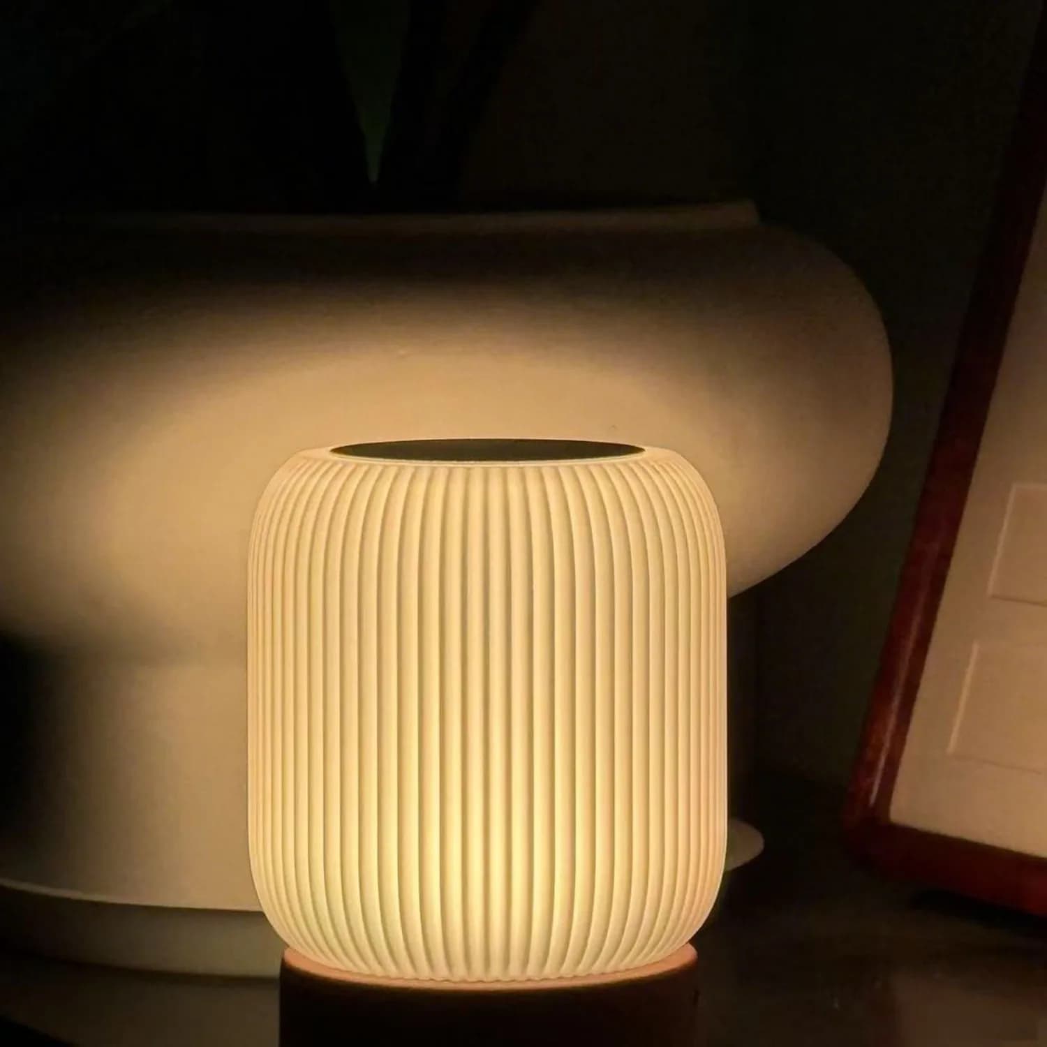 Lampada da letto portatile dimmerabile tricolore Piccola luce notturna semplice al tocco notturno adatta per camere da letto e soggiorni